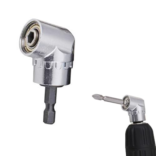 ANZAILALA Drill Machine Attachment Tools 105 Degree Right Angle Drill Drive 1/4 Inch Hex Shank Screwdriver Attachment (normal) - Image 1