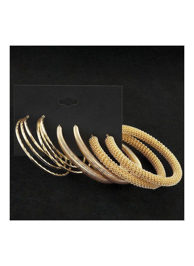 NIBEMINENT - Pair Of 3 Hoop Earrings Set - Image 1