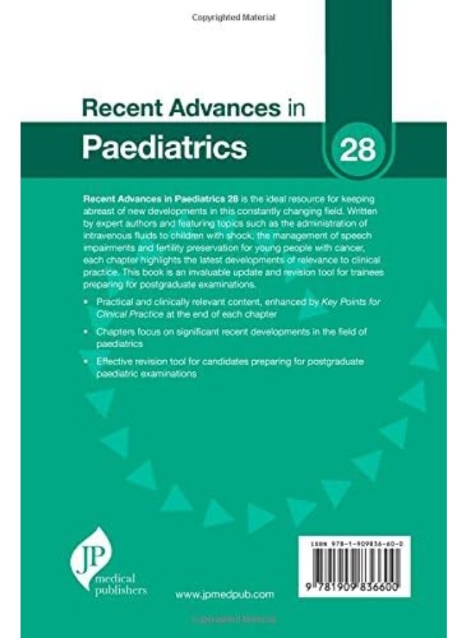 JP Medical Ltd Recent Advances in Paediatrics: 28 - Image 3