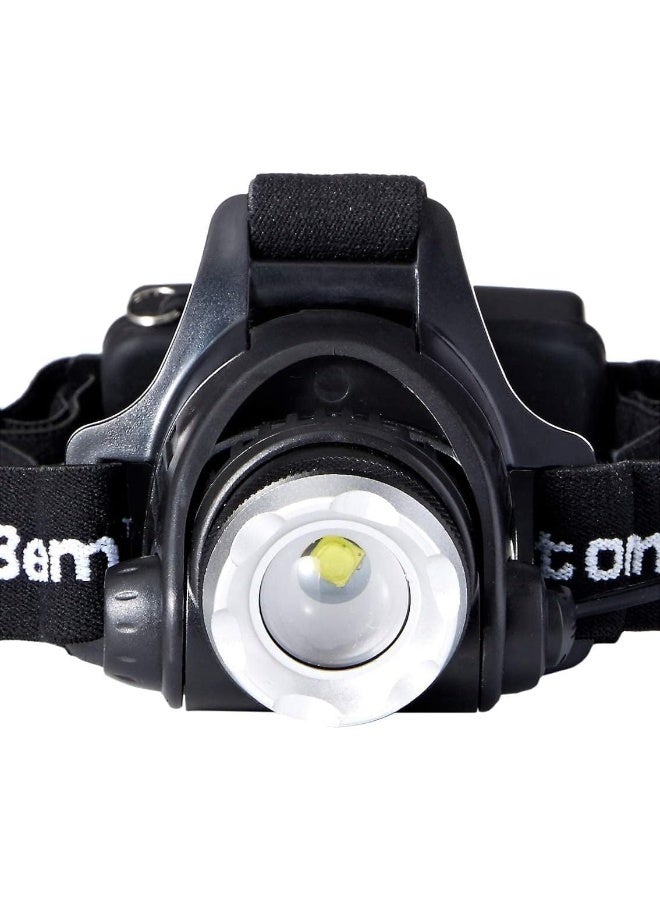 Super Bright Headlamp, USB Rechargeable Led Head Lamp, Zoomable Waterproof Headlight with 3 Modes and Adjustable Headband, Hard Hat Light Perfect for Camping, Outdoors, Hunting, Running - Image 2