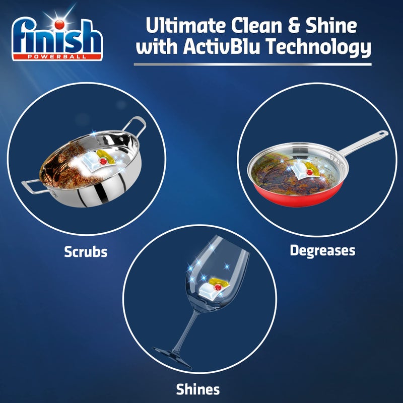 Finish Dishwasher Detergent Tablets, Quantum Max, 10s - Image 4
