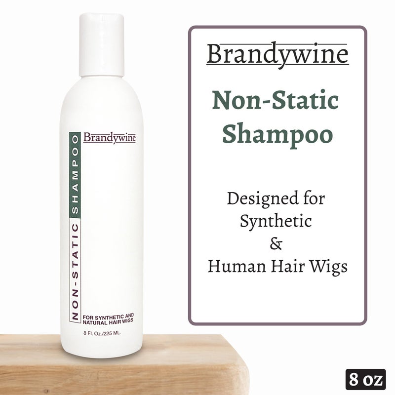 Brandywine Non Static Shampoo, Hair Cleanser for Synthetic & Human Hair Wigs, Hairpieces & Extensions - 8 Fl Oz - Image 2