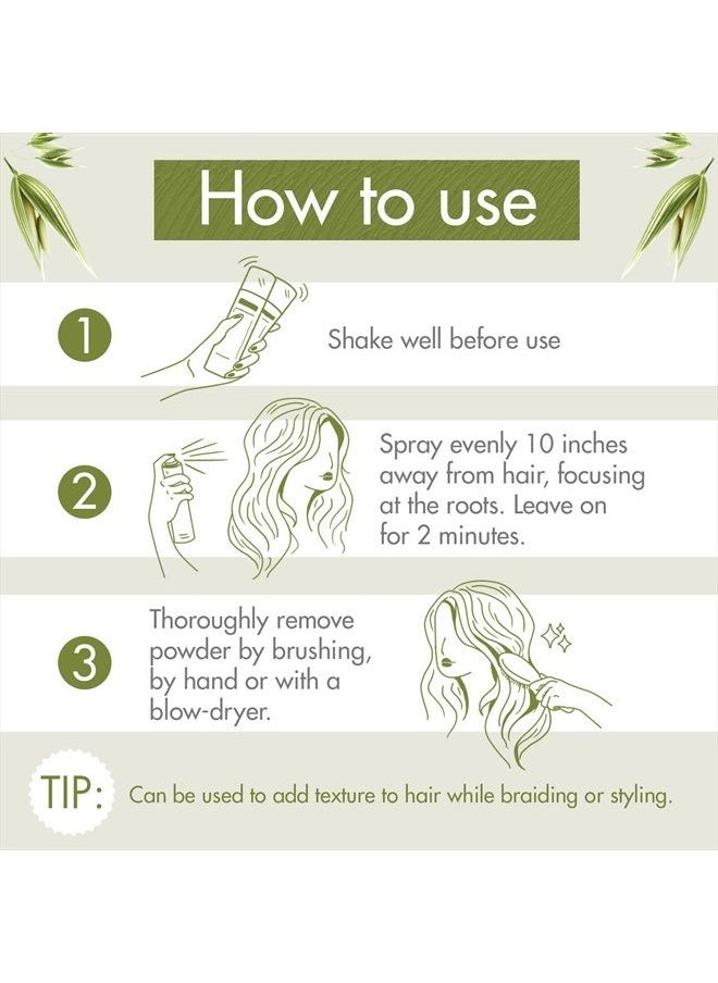 Klorane - Dry Shampoo with Oat Milk, Ultra-Gentle, All Hair Types, No White Residue, Paraben & Sulfate-Free, Travel Size, 1 Ounce (Pack of 1) - Image 1