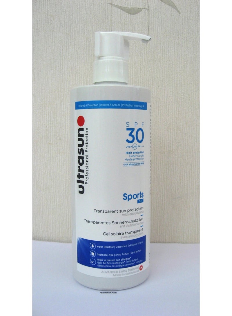 ألتراسن جل ألتراسان الرياضي الشفاف للحماية من الشمس بعامل حماية من الشمس 30، 400 مل - Image 2