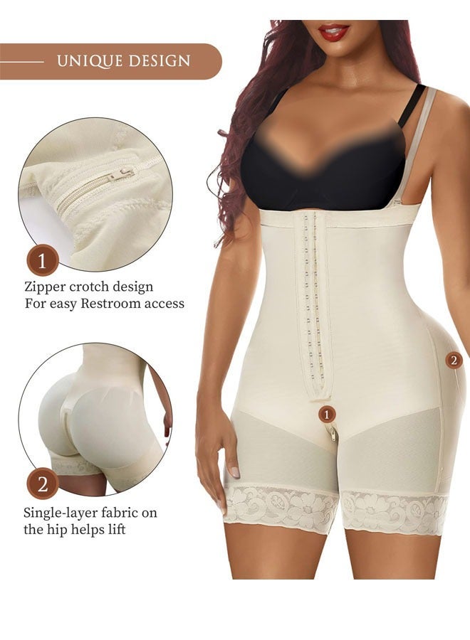 بيوينتي ملابس ضاغطة نحت الجسم بثلاث مشابك امامية للتحكم والضغط بعد الولادة والمناسبات الاخرى - Image 4