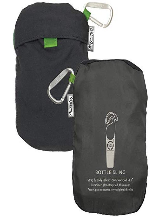 ChicoBag rePETe Water Bottle Sling w/Strap, Carabiner Clip, Built-In Pouch, & Convenient Pockets | Eco-Conscious | Perfect for Walks, Hikes, Outdoor Festivals | Limestone (Pack of 2) - Image 3