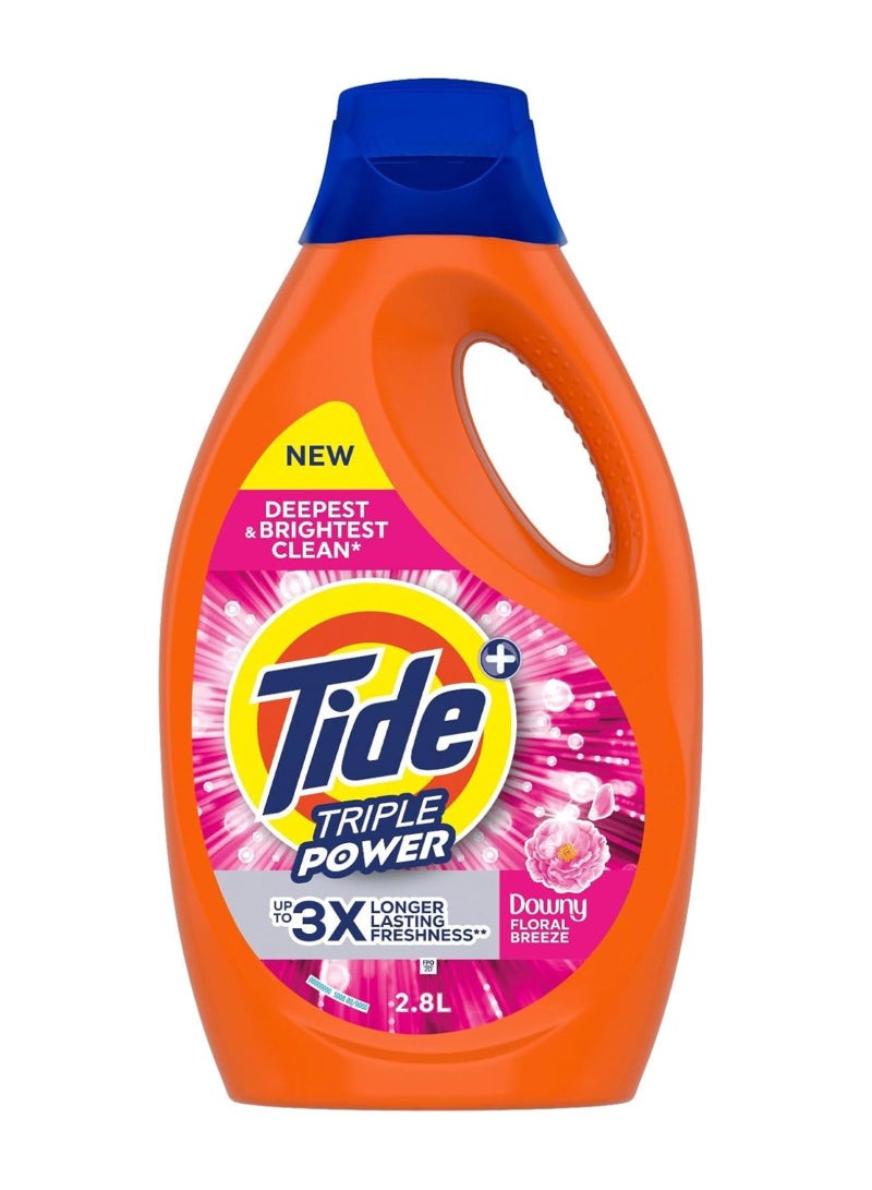 Tide تايد بروكتر وغامبل جل غسيل الملابس برائحة الزهور، 2.8 لتر - Image 1