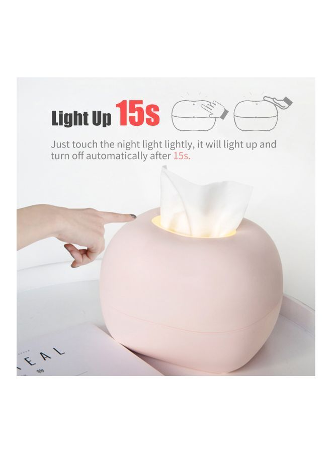 NIBEMINENT Rechargeable Tissue Paper Dispenser Pink 21x14x18centimeter - Image 2