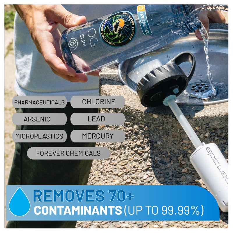 Epic Water Filters Epic Everytap Bottle Filter Complete Filter | 1-Pack | 75 Gallon Total Life | 3-4 Month Supply | Compatible With All Epic Water Bottles | Replaces Everyday And Outdoor (Everytap) - Image 3