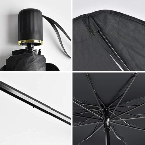 FEXONXA Car Sun Shade Windshield Cover, Umbrella Style, Full Coverage, Heat Insulation, Foldable, Universal Fit for Cars, SUVs, Trucks - Image 3