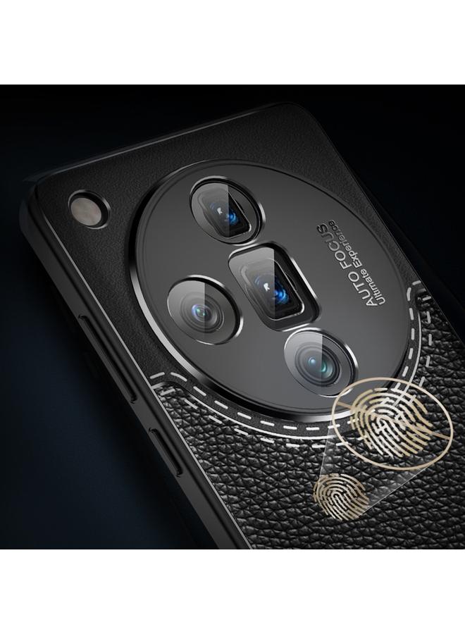 اس-توب جراب هاتف OPPO Find X7 مقاوم للصدمات من مادة TPU بنسيج الليتشي - Image 5