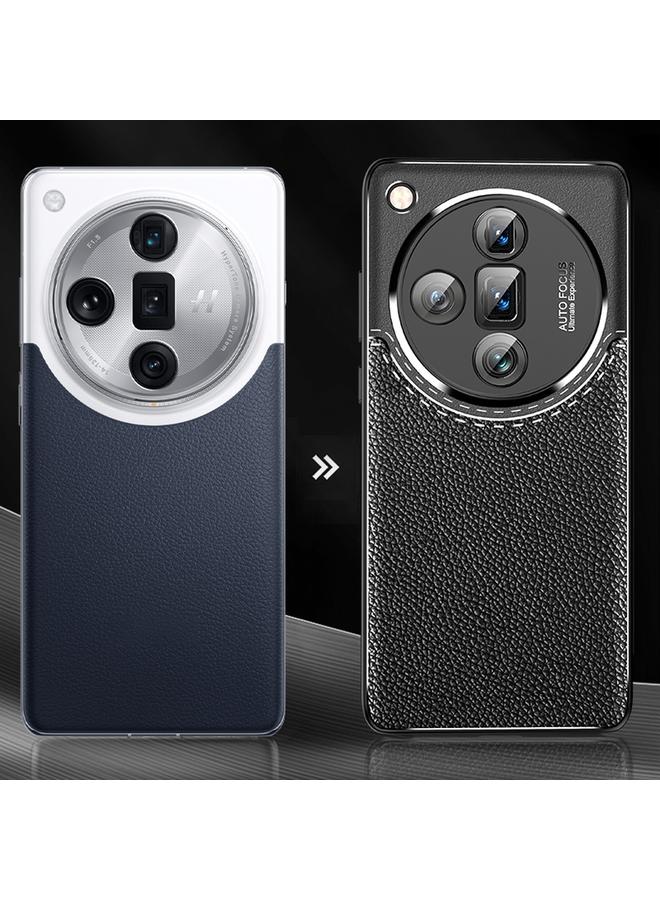 اس-توب جراب هاتف OPPO Find X7 مقاوم للصدمات من مادة TPU بنسيج الليتشي - Image 4