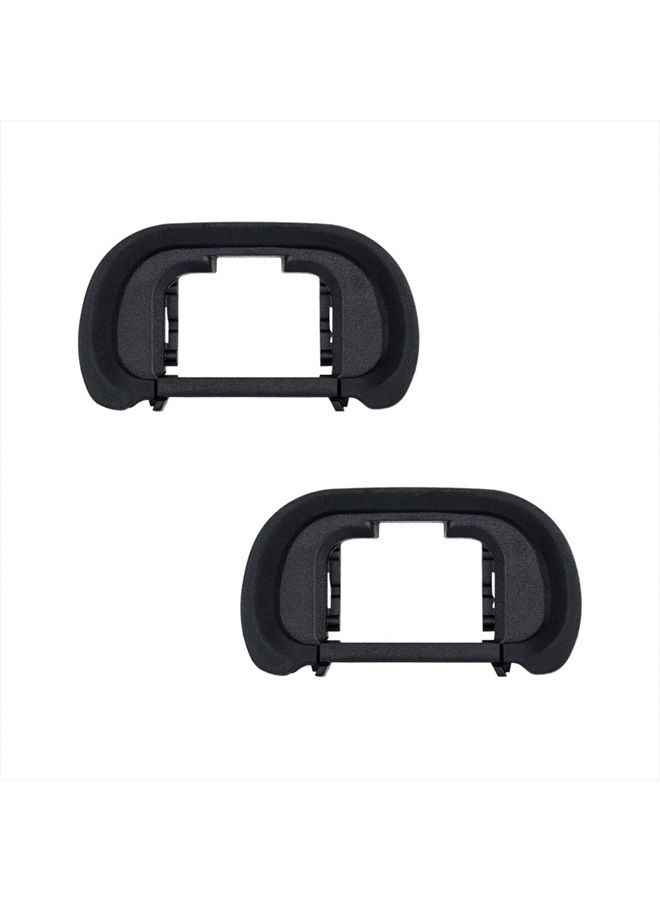 Camera Eyecup Eyepiece Viewfinder for Sony A7 III A7 II A7 A7R IV A7R III A7S II A7S A99 II A9 A58 Camera, Soft Silicone Eye Cup Replacement of Sony FDA-EP18 (2 Pack)