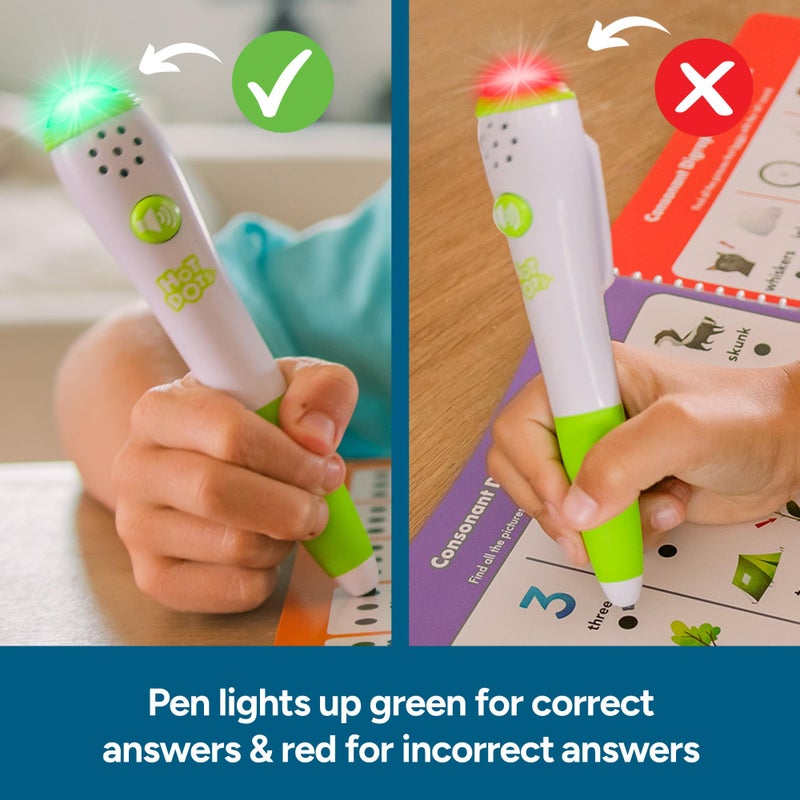 Educational Insights Hot Dots Jr. Let's Master 1st Grade Reading Set - 1st Grade Workbooks with Interactive Pen, Homeschool Learning Activities, Learn to Read Activity Books for Kids Ages 6+ - Image 5