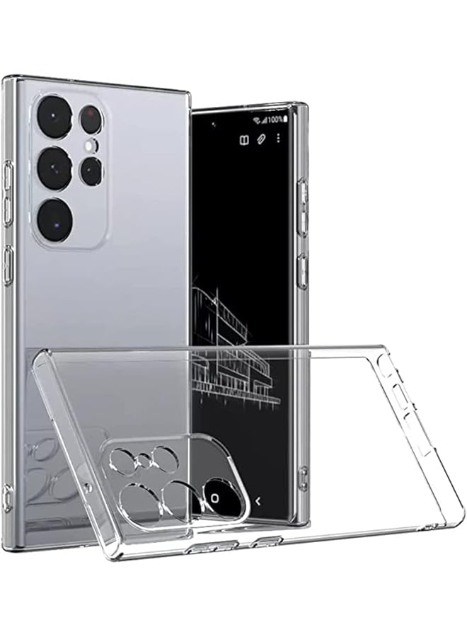 erorex Samsung Galaxy S23 Ultra Clear Case Soft Flexible Silicone Tpu Shockproof Transparent Rubber Back Cover Compatible For Samsung Galaxy S23 Ultra - Image 2