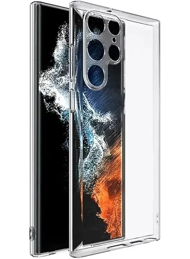 erorex Samsung Galaxy S23 Ultra Clear Case Soft Flexible Silicone Tpu Shockproof Transparent Rubber Back Cover Compatible For Samsung Galaxy S23 Ultra - Image 1