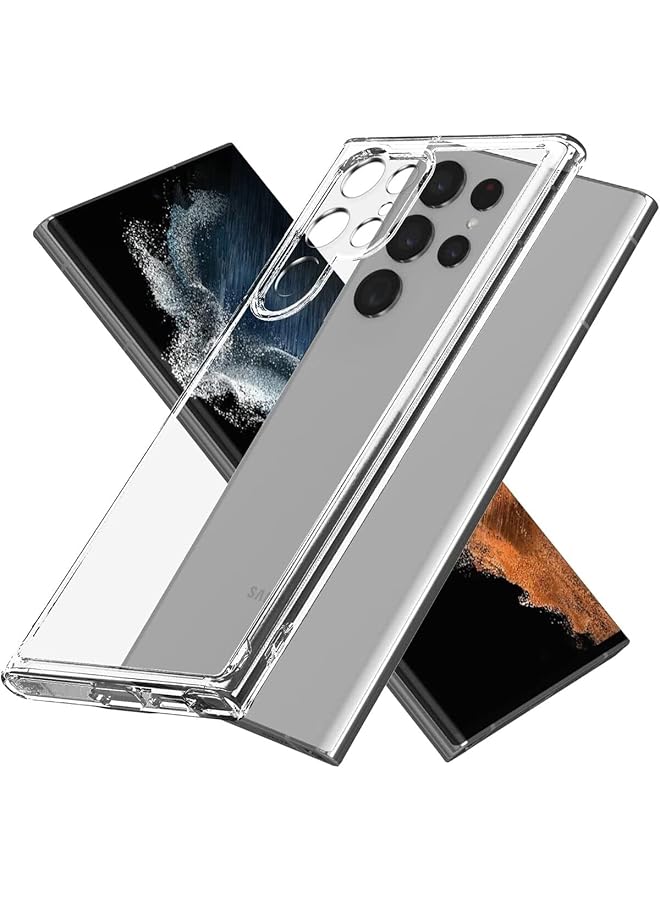 erorex Samsung Galaxy S23 Ultra Clear Case Soft Flexible Silicone Tpu Shockproof Transparent Rubber Back Cover Compatible For Samsung Galaxy S23 Ultra - Image 3