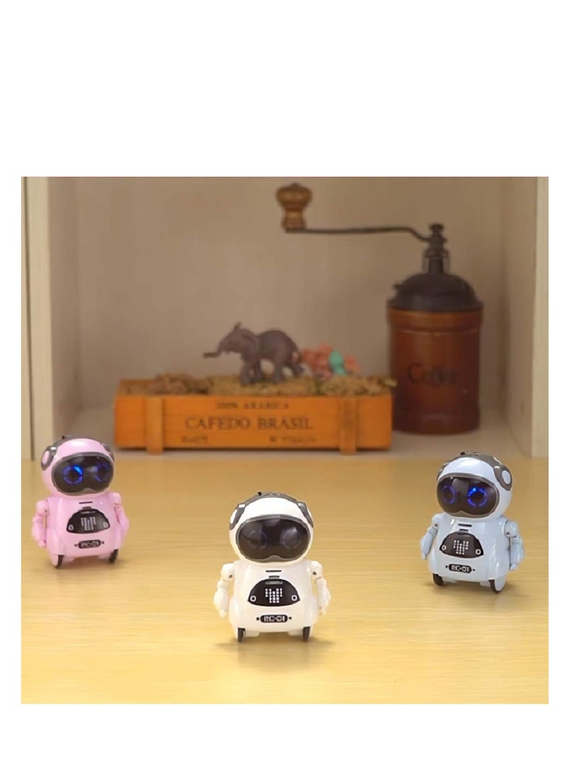 general Cute Interactive Pocket Robot Pets for Kids - Rechargeable Smart Talking Robots with Voice Recognition, Singing, Dancing, and Storytelling Features. Perfect Mini Robot Companion! - Image 3