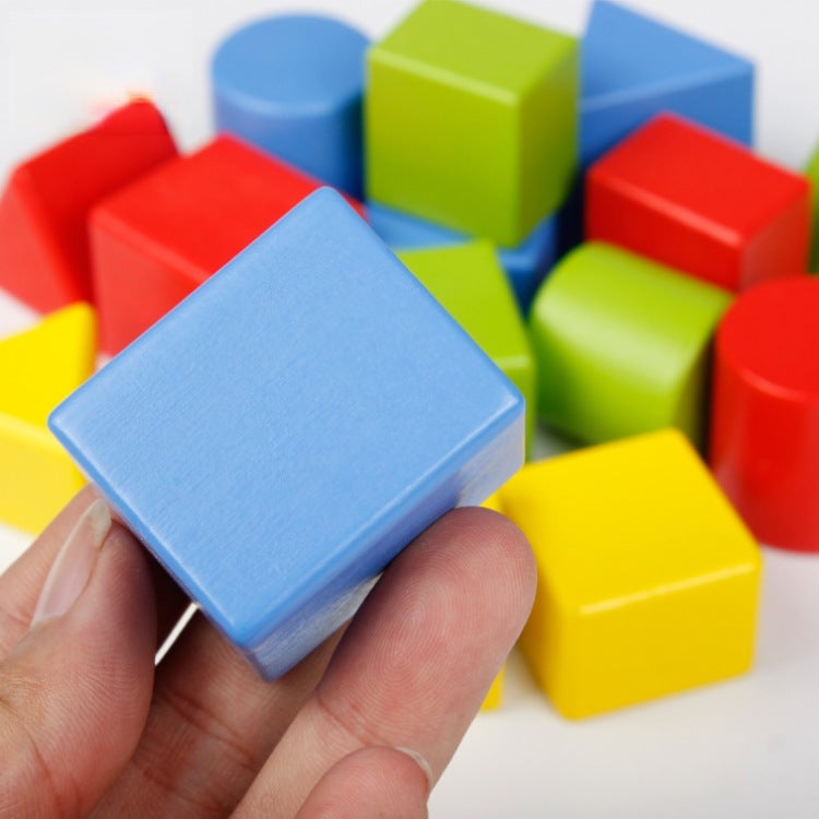Montessori Early Childhood Teaching Aids 1-3 Years Old Baby Shape Matching Color Cognition High And Low Matching Puzzle Puzzle Toy - Image 4