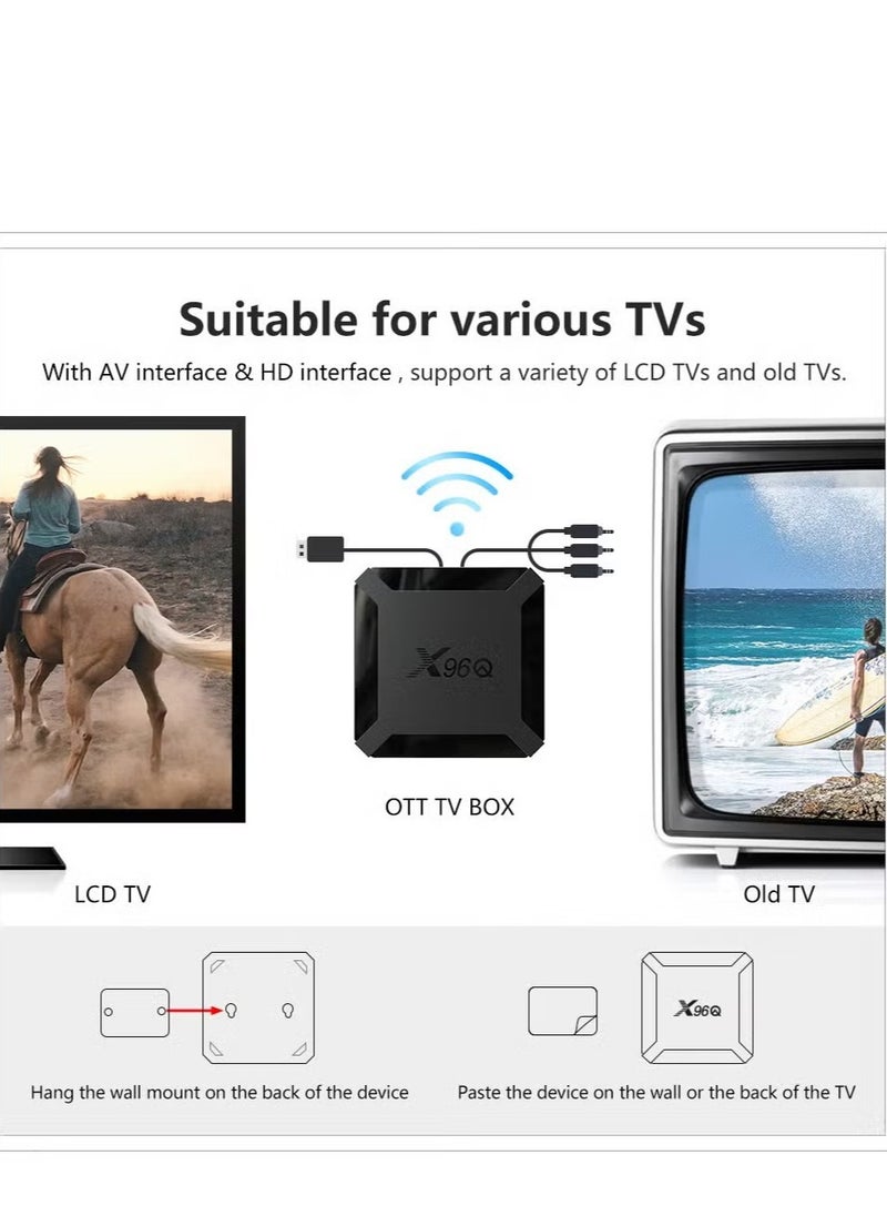 Generic - NEW X96Q Android 10.0 TV Box - Allwinner H313 Quad Core, 16GB Storage - Image 1