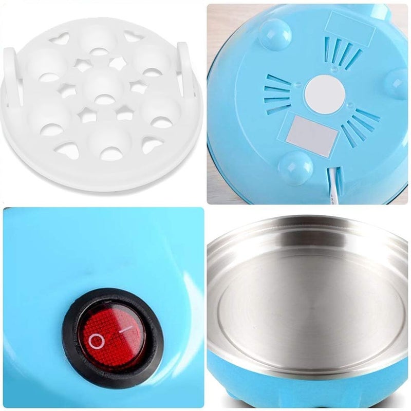 Luxoper Automatic Egg Boiler Electric 7 Egg Poacher with Auto Shut Off Egg Steamer for Boiling Instant Egg Cooker 350 Watts Smart Electric Egg Poaching Machine Multicolor - Image 5