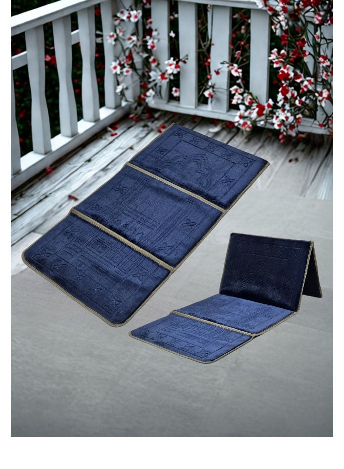 SMART HOME Foldable padded prayer rug used as a relaxation rug and as a floor seat with backrest  - Image 1