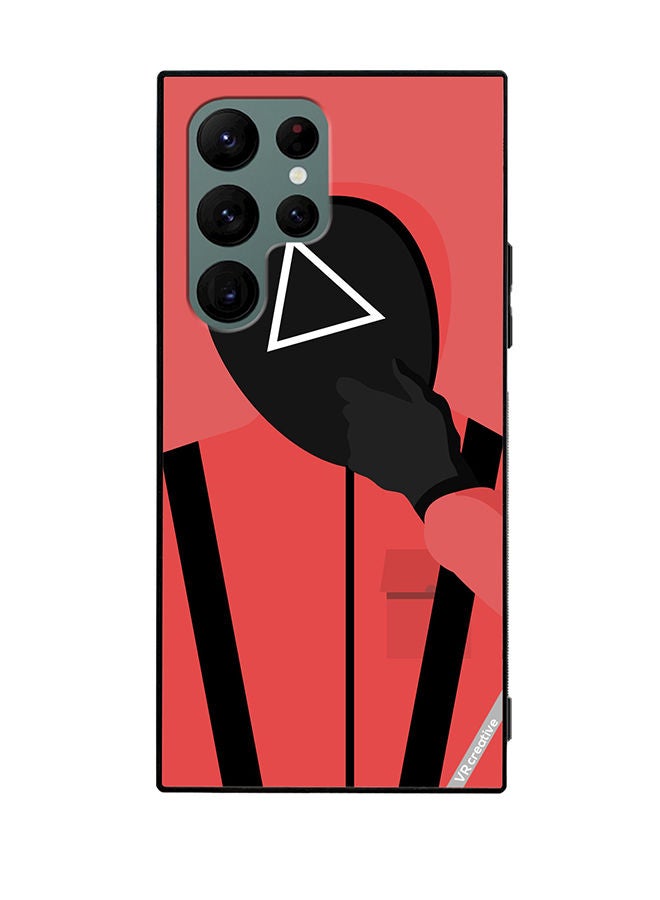 VR CREATIVE Protective Case Cover For Samsung Galaxy S22 Ultra 5G Squid Game Soldier Design Multicolour - Image 1