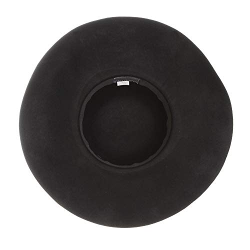 Scala Women's Big Brim Wool Felt Floppy Hat, Black, One Size - Image 3