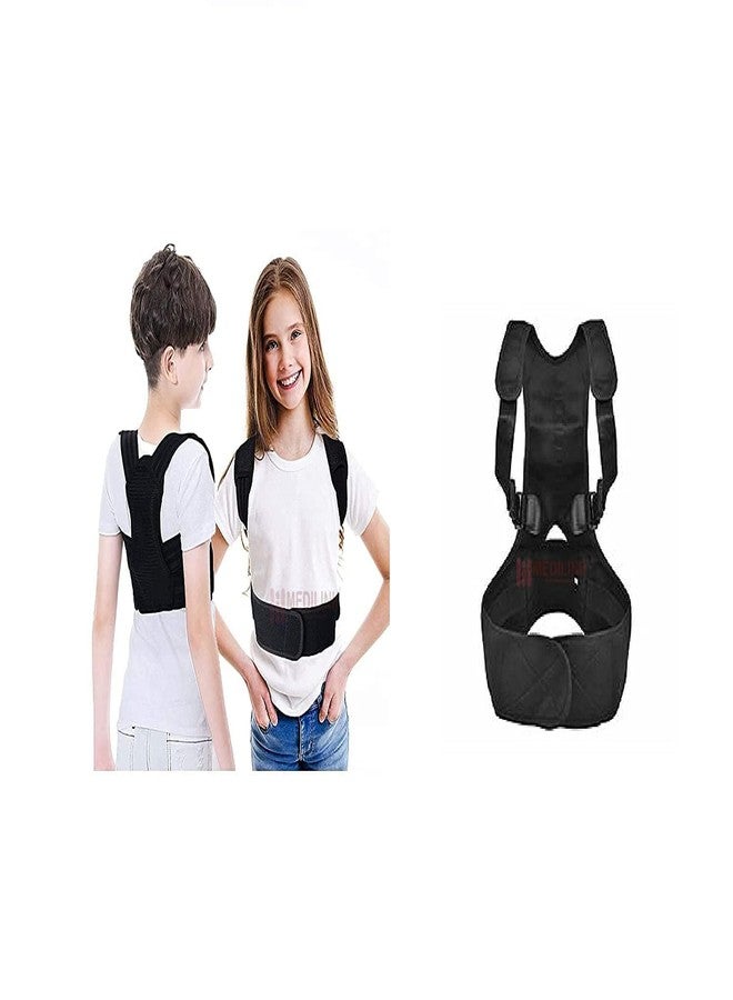 BELTWALA Kids Back Brace | Posture Corrector Belt for Children | Adjustable Clavicle & Shoulder Support Brace | Pain Relief for Bad Posture, Back & Neck | Comfortable – Child Universal - Image 1