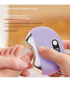 Automatic Electric Nail Clippers Professional Nail Trimmer For Adults Seniors Infant Baby Kids Men Women Purple - pzsku/ZE2BEA29ED52E58DDA55FZ/45/_/1681838407/c822df78-eb49-4a8d-b599-4f385d624d1b