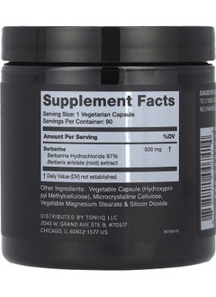 Toniiq Berberine Ultra High Purity, 90 Capsules  - Image 2