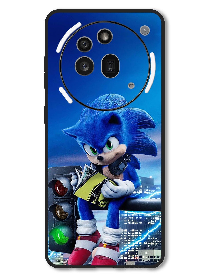 Theodor Case Compatible with Nothing Phone 3a Pro Protection Shockproof Bumper Cover Sonic - Image 1