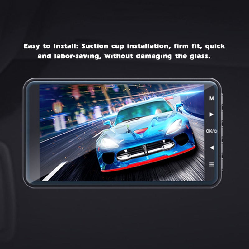 Dash Camera: 1080P Front 480P Rear Dual Cameras - 170° Front 140° Wide Angle Night Vision, Parking Monitoring Loop Recording G-Sensor, Easy Suction Cup Mount for Car Truck SUV - Image 5