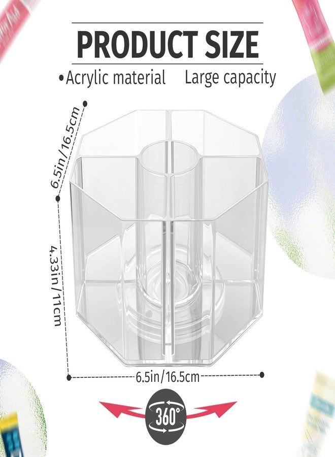 HALAGAS Drink Packet Organizer for Powdered Drink Mix,Powder Packet,Water Packet,Water Flavor Packet,Lazy Susan Organizer for Drink Mix Rotating Holder for Drink Mix Necessities (Rhombus) - Image 2