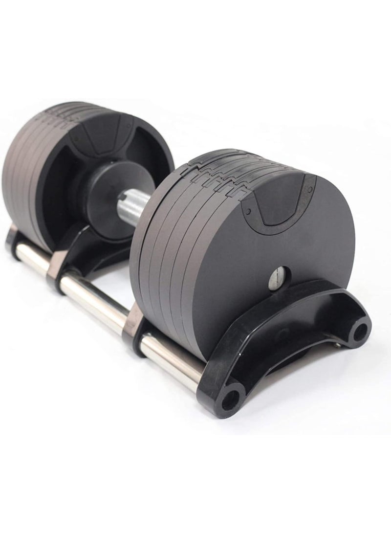 مارشال فيتنس، قطعة واحدة من الدمبل متعددة الوظائف، دمبل قابلة للتعديل لمدة ثانية واحدة لتغيير الوزن تلقائيًا، دمبل رجالي منزلي، وزن الذراع، دمبل 1 × 32 كجم-MF-8070 - Image 1