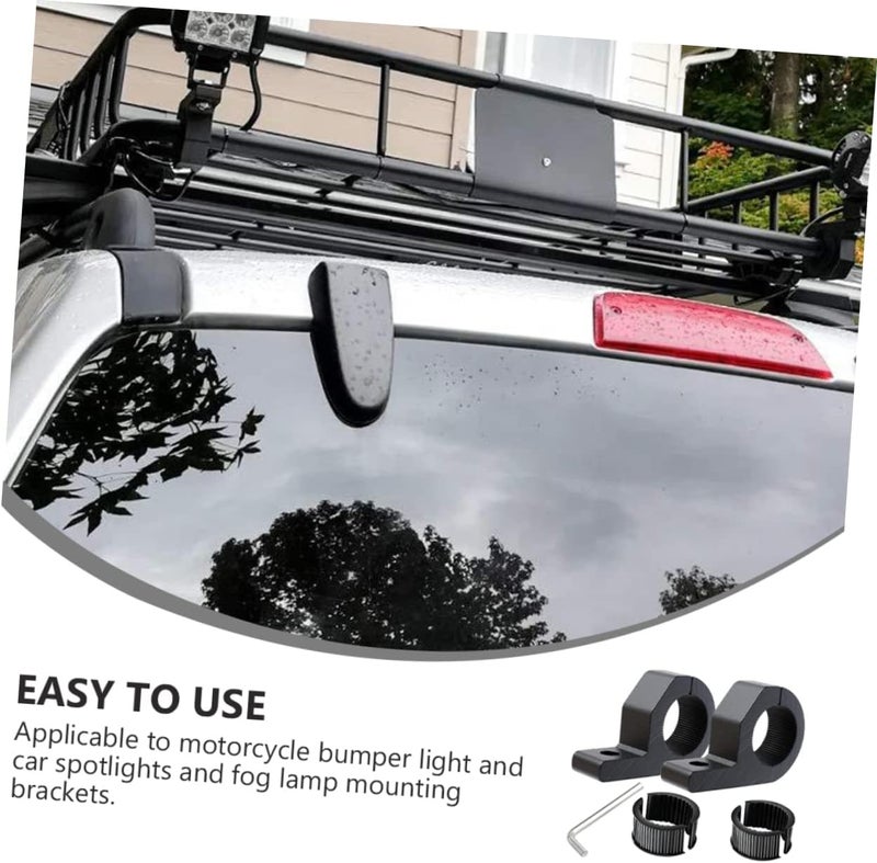PRETYZOOM Led Light Bar Car Bracket Spotlight Mounting Brackets for Bull Bar Mount Kit - Image 3