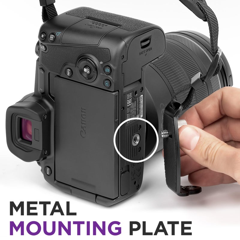 Altura Photo حزام يد كاميرا التورا فوتو - قبضة آمنة سريعة، أحزمة معصم مبطنة للمصورين لكاميرات DSLR وكاميرات بدون مرآة - Image 3