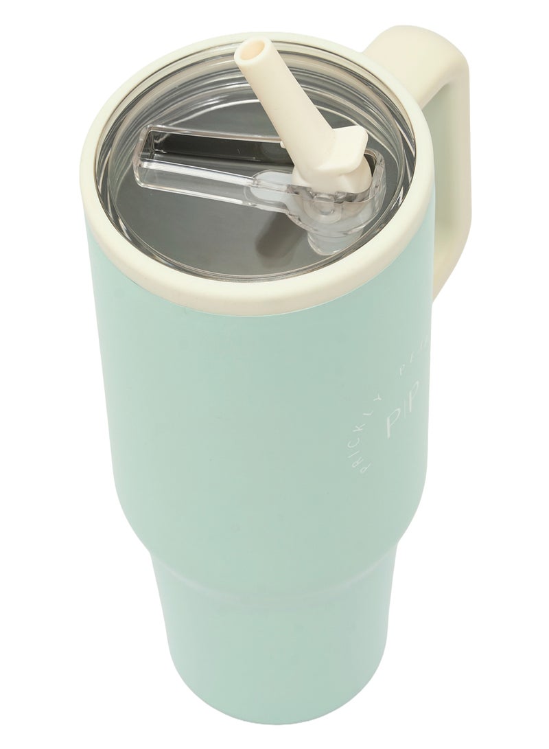 Prickly Pear Stainless Steel 30 Oz Hydrator 2.0 Water Bottle, Sage & Cream Logo - Image 4