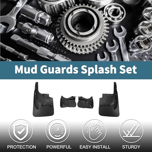 TUCKBOLD Mud Flaps Splash Guards for Toyota Land Cruiser LC200 2016-2020(Car Small Encircle) Front & Rear Mud Guards W/Mount Accessories - Image 2