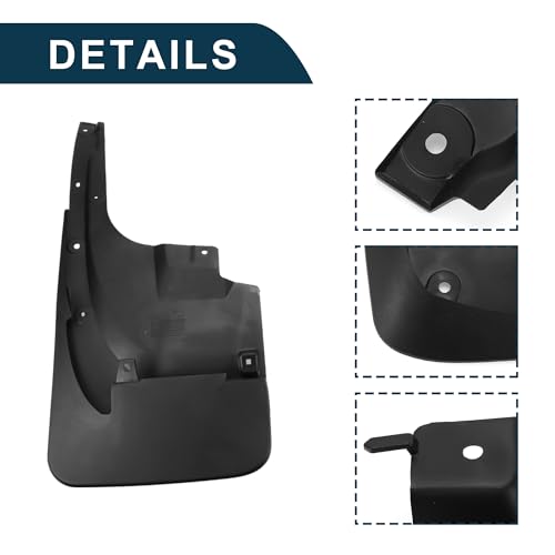 TUCKBOLD Mud Flaps Splash Guards for Toyota Land Cruiser LC200 2016-2020(Car Small Encircle) Front & Rear Mud Guards W/Mount Accessories - Image 4