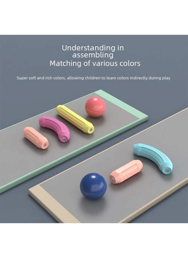 Versatile Magnetic Rods Children's Early Education Intelligence Assembly Building Blocks Boys Girls Development Diy Toys-Specifications:157 Configuration - Image 4