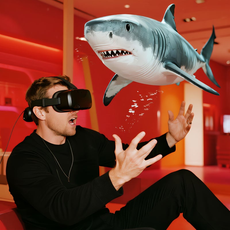 Model RTEGD4 Plus Ultra Realistic Virtual Reality Glasses 4K High Refresh Rate High Resolution Ultra Wide Angle Immersive Beach Simulation Adjustable Head Strap Heat Dissipation - Image 3