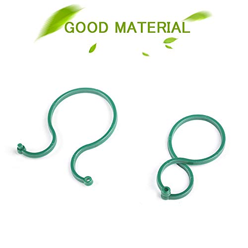 Lohas Select 100 Pcs Plant Twist Clip Ties Garden Plant Support Clips Vegetables Tomato Vine Flower Clips Plant Locks for Securing Plants - Image 3