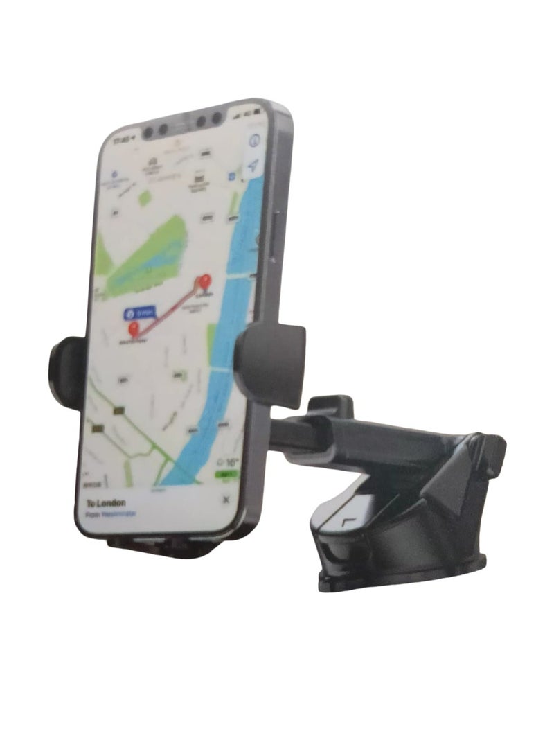 Earldom Suction Cup Car Holder  Adjustable 360 Degree Rotation Car Holder Stand Compatible With All Mobiles - Image 2