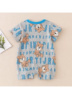Loquat Baby Summer Thin Bottom Wrap Short Creeper  - Image 2