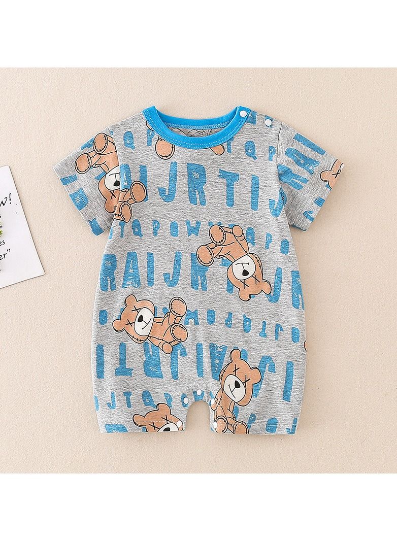 Loquat Baby Summer Thin Bottom Wrap Short Creeper  - Image 1