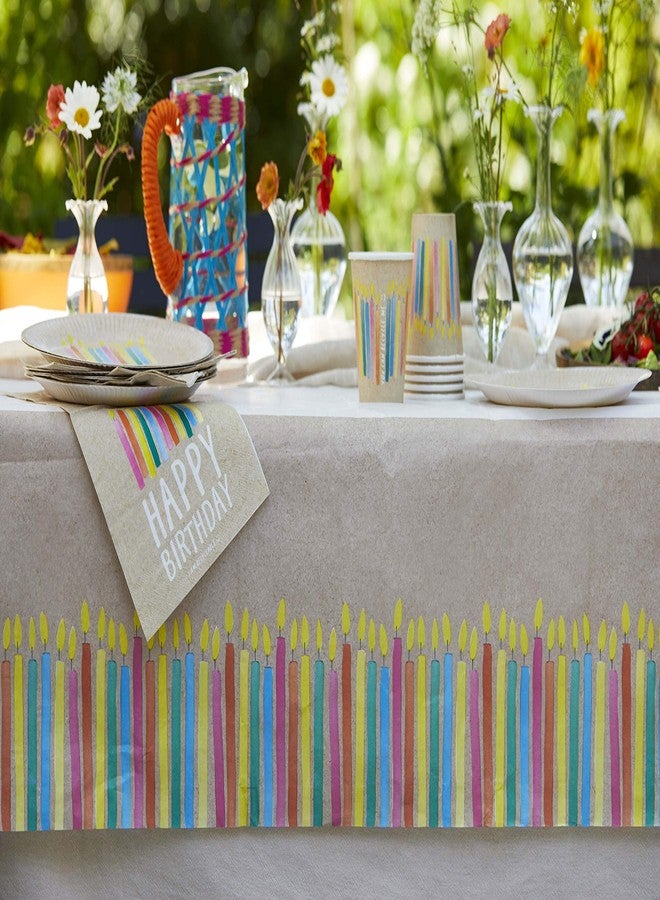 Talking Tables Kraft Talking Tables Birthday Party Paper Napkins ZERO PLASTIC ,33CM, 20PK - Image 4