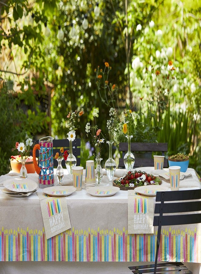 Talking Tables Kraft Talking Tables Birthday Party Paper Napkins ZERO PLASTIC ,33CM, 20PK - Image 3