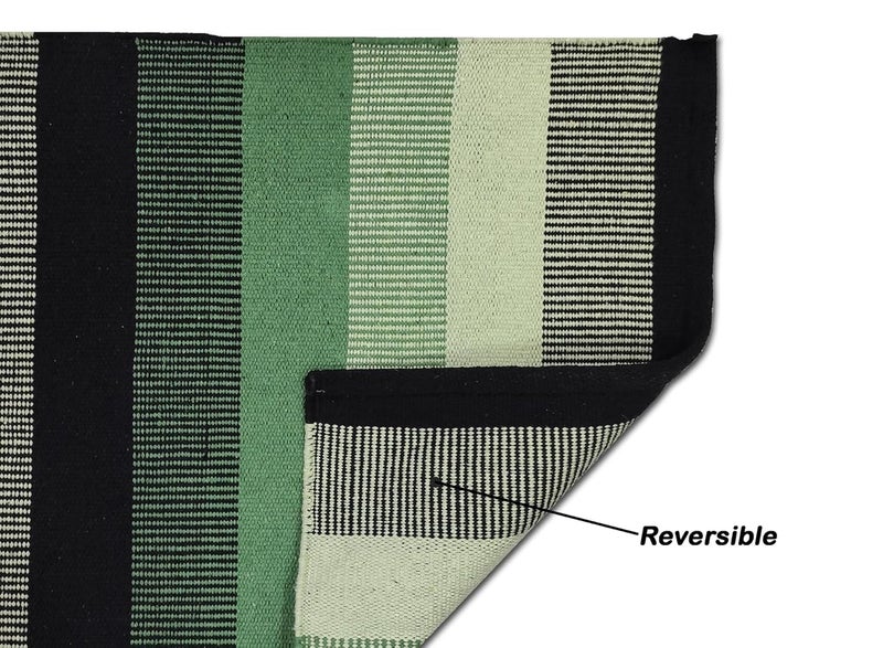 STONEMUNK ® Runner for Living Room | 22x60 Inch | Indoor Floor Rugs for Bedroom | Suitable for Home or Office | Runner for Kichen | Machine Washable Carpet | Cotton Runner - (Green - S(New) L) - Image 5