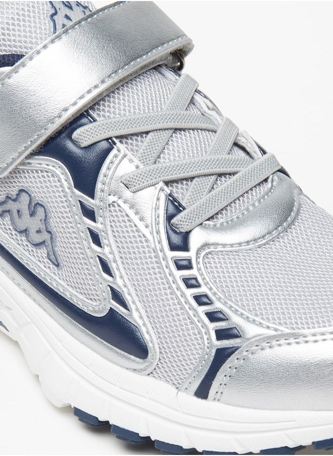 Kappa - Boys' Textured Sports Shoes with Hook and Loop Closure - Image 1